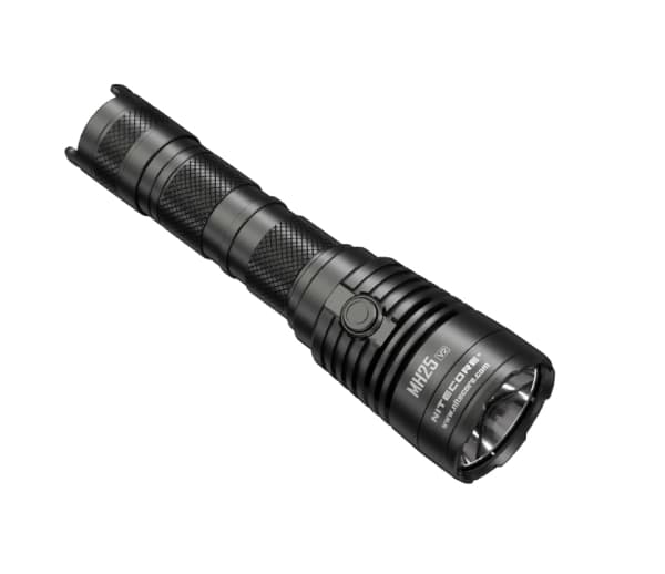 Nitecore MH25 V2, Käsikokoinen taskulamppu, Musta, Alumiini, Painikkeet, 2 m, 2 m