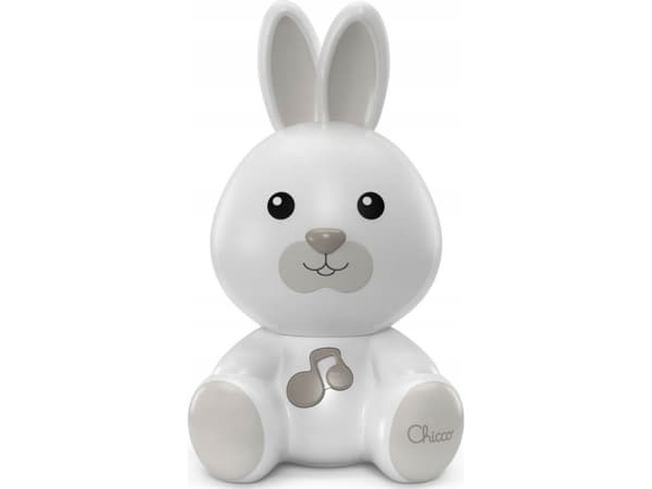 Chicco First Dreams Bunny Dreamlight, LED, Vapaasti seisova, Poika/tyttö, Tuottaa ääntä, Akku Valkoinen