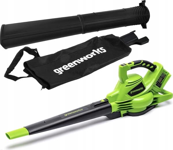 Greenworks 2x24 volt blåsmaskin/dammsugare GD24X2BV