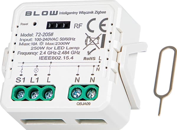 Blow 72-205# Smart zigbee-kontrollert Tuya innfelt bryter