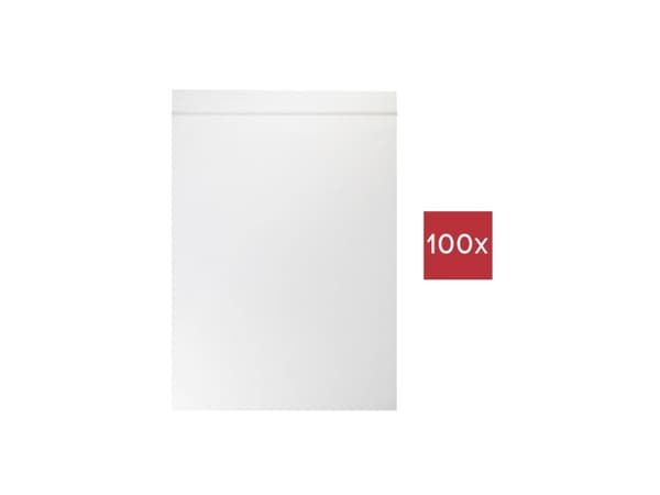 TRU COMPONENTS Napsautettava pussi ilman tekstitarroja (L x S) 170 mm x 120 mm Läpinäkyvä polyeteeni 100 kpl