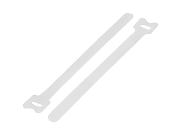 TRU COMPONENTS TC-12355384 Tarranauha kaapelinside kokoonpanoon Tarranauha staattinen silmukkaosa (L x S) 310 mm x 16 mm Valkoinen 20 kpl