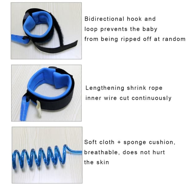 Turvahihna Lapselle 1.5m (Blue)
