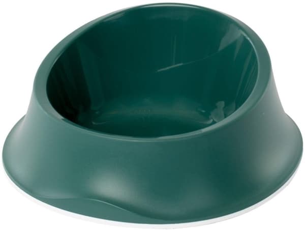 Zolux STEFANPLAST Elegant hunde- eller katteskål, plast, grønn, 650 ml