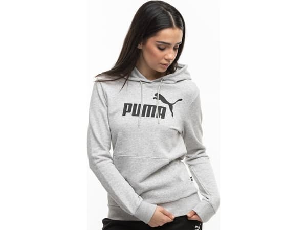 Dam Puma ESS Logo Hoodie TR grå 586791 04