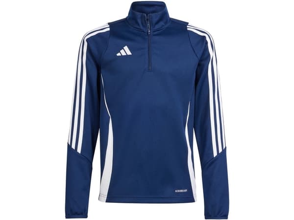 Sweatshirt for kids adidas Tiro 24 Training Top navy blue IR9360 140cm