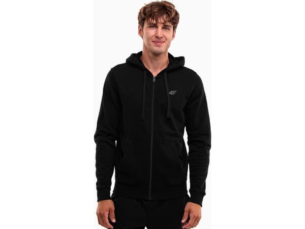 Men's sweatshirt 4F M0951 deep black 4FWSS24TSWSM0951 20S L