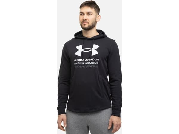 Under Armour UA Rival Terry Graphic Hoodie black 1386047 001