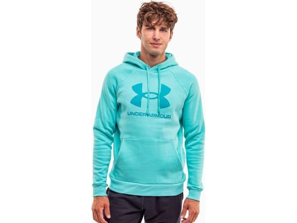 Under Armour Rival Fleece Logo HD Men's Sweatshirt Sea 1379758 482 M