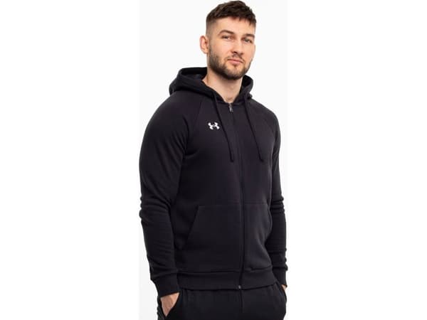 Under Armour Men's Rival Fleece FZ Hoodie black 1379767 001