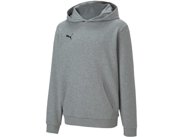 Puma barntröja Puma teamGOAL 23 Casuals Hoody Jr Medi grå 656711 33 152