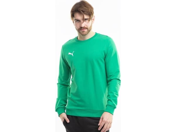 Puma genser for menn Puma Team Goal Casuals Crew Neck Svette grønn 658592 05 2XL