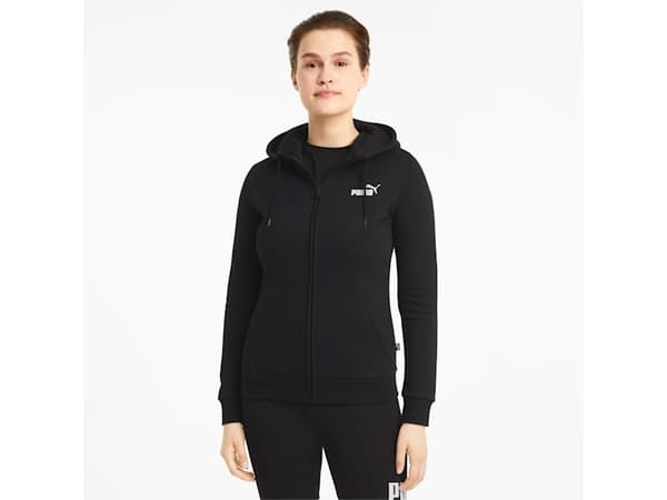 Puma ESS Small Logo Full-Zip Hoodie black 586811 01