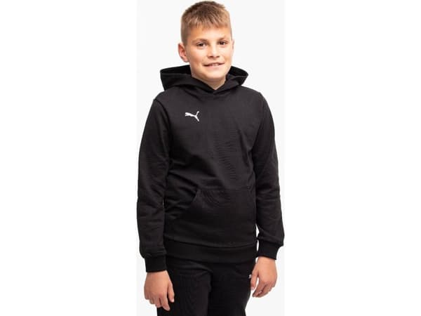 Puma Team Goal Casuals Hoddy Sweatshirt Black 658619 03 140cm