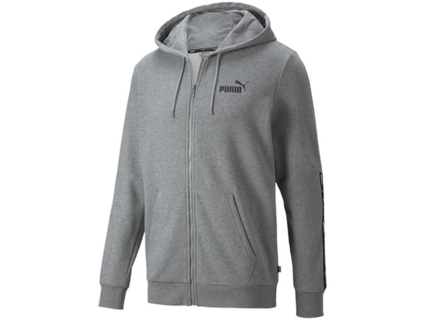 Puma ESS+ Tape Full-Zip Hoodie TR grey 848768 03