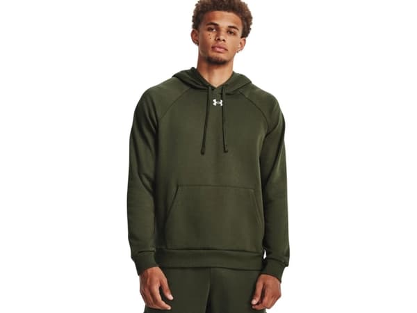 Under Armour Rival Fleece Hoodie Olive 1379757 390 M