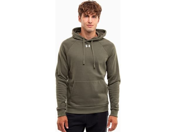 Under Armour Rival Fleece Hoodie Olive 1379757 390 M