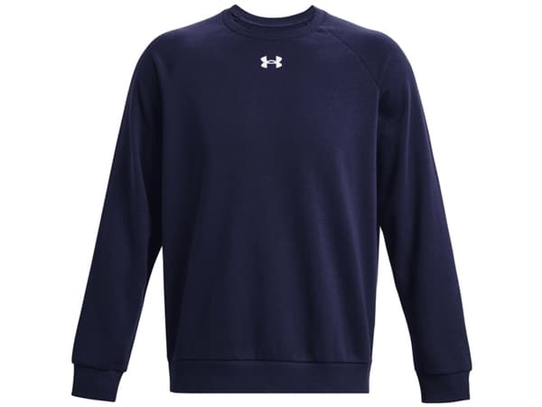 Herrebluse Under Armour Rival Fleece Crew mørkeblå 1379755 410 (2XL)