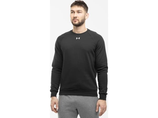 Under Armour Men's Rival Fleece Crew Sweatshirt black 1379755 001