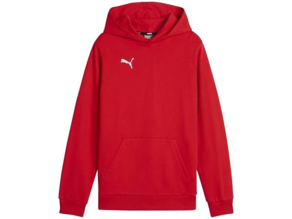 Puma Team Goal Casuals Hoddy Sweatshirt Red 658619 01 140cm