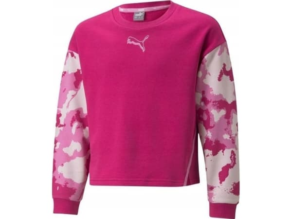 Puma Alpha Crew TR Sweatshirt Pink 846941 14 176cm