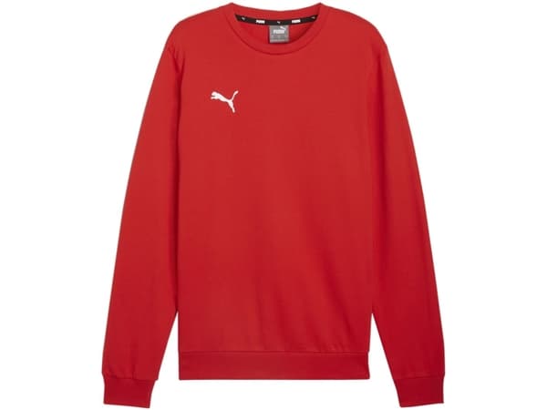 Puma Genser for menn Puma Team Goal Casuals Crew Neck Sweat rød 658592 01 S