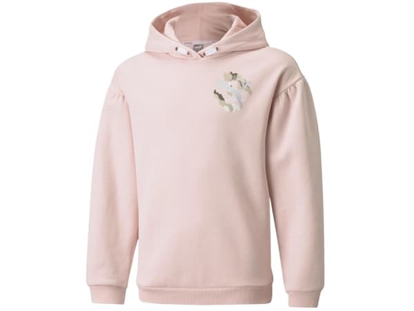 Puma Alpha Hoodie FL Sweatshirt Light Pink 589232 36 164cm