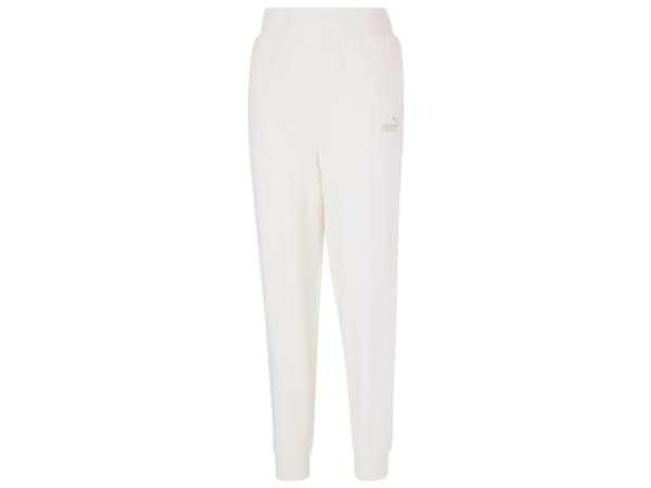Puma ESS+ Embroidery High-Waist Pants FL Women's Pants Cream 670007 99