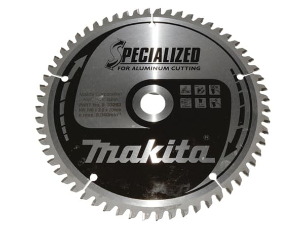 Makita Specialized, Gjuten aluminium, 19 cm, 2 cm, 8040 RPM, 2 mm, Makita