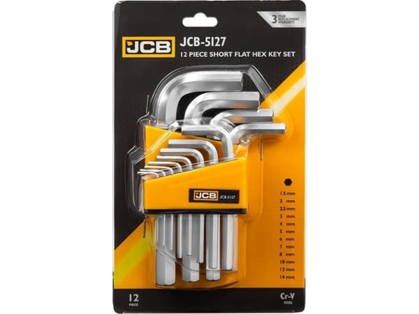 JCB JCB unbrakonøkler 12stk 1,5-14mm