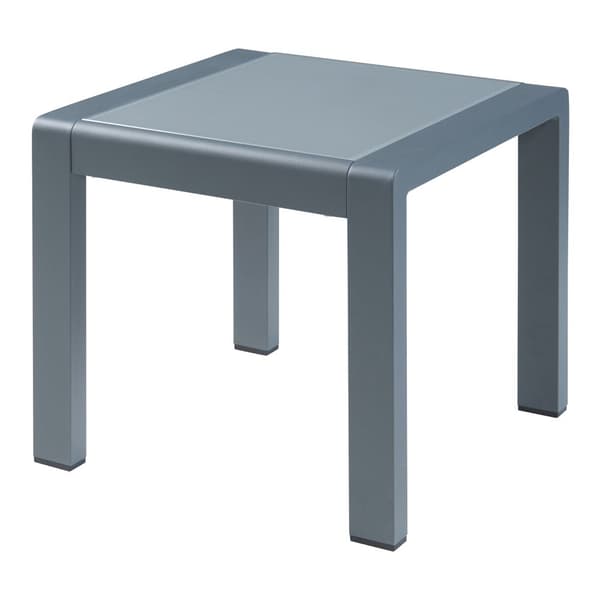 Trädgårdsbord Avise 46x51x51 cm sidobord antracit [casa.pro]