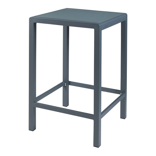 Barbord Avise utebord 108x70x70 cm härdat glas antracit [casa.pro]
