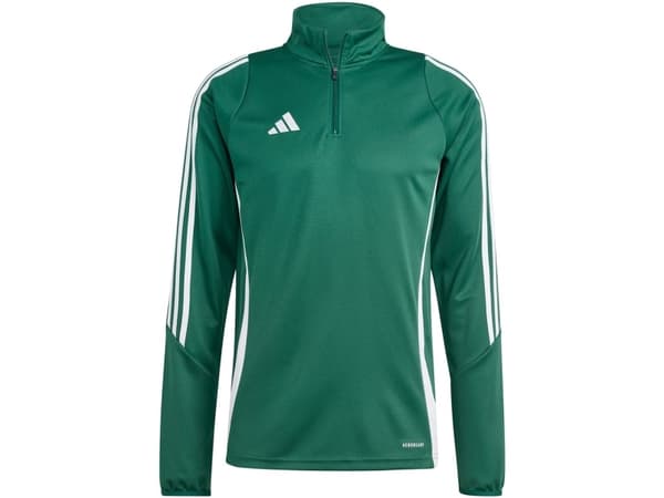 Herrebluse adidas Tiro 24 Treningstopp grønn-hvit IS1040 (M)