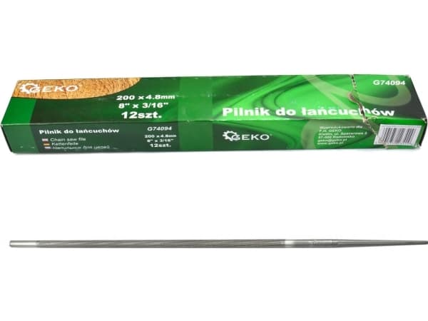 Geko rundfil 4,8 mm for kjedesliping (G74094)