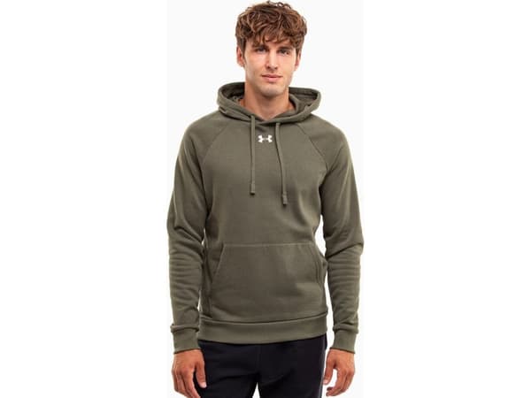 Under Armour Bluza męska Under Armour Rival Fleece Hoodie oliwkowa 1379757 390 M