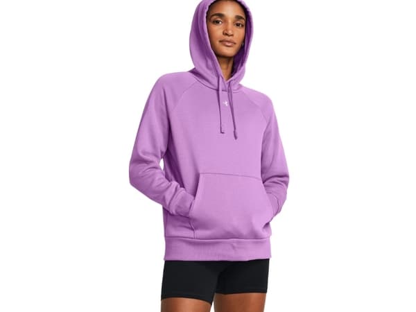 Under Armour Rival Fleece Hoodie Purple 1379500 560 L