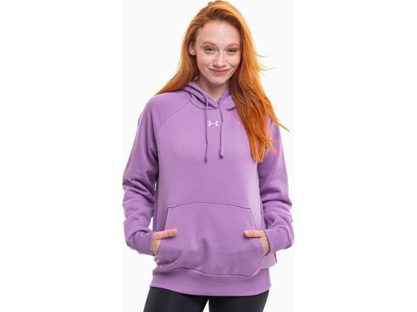 Under Armour Rival Fleece Hoodie Purple 1379500 560 L