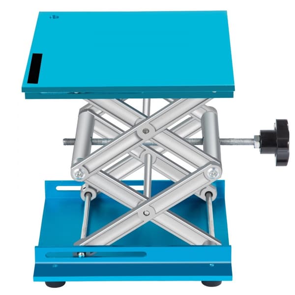 Lab Jack-stativ, 8"x8" aluminiumoxidlabbjack, justerbar höjd 2,4"-12", hållbart och stabilt, lastkapacitet 88LBS/40KG.