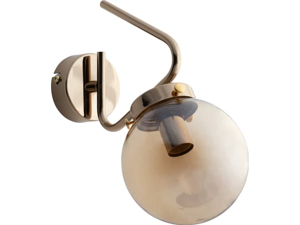 Orno BULAT 1P, vegglampe, E14 maks. 40W, gylden