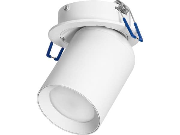 Hengelampe Orno MALTA SP 1, innfelt vegg- og taklampe, GU10 maks. 12W, IP20, hvit