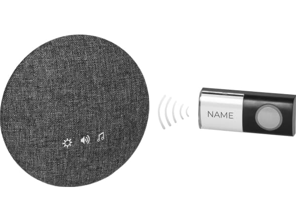 Orno FALANTE, trådlös batteridriven dörrklocka, inlärningssystem, 38 ljud, 200 m