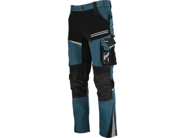 Lahti Pro Turquoise-svart byxa med stretchinsatser, "m", ce, lahti