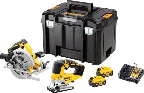 Dewalt DEWALT COMBO 18V sähkötyökalusarja DCK2012P2T (DCS570 + DCS334) 2x5.0Ah