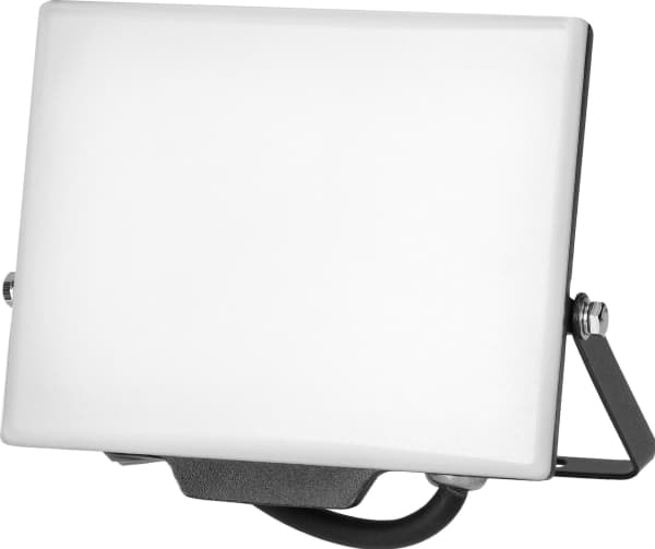 Orno PORTO LED-lyskaster 30W rammeløs lyskaster, 2400lm, IP65, 4000K, aluminium + polykarbonat