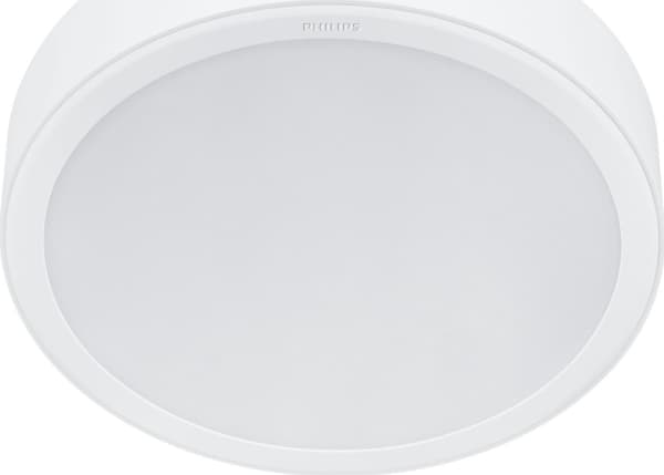 Surface LED panel PHILIPS MESON, 23.5W, 3000K, 1750lm, round f., white color, ø22.2xh4.2cm