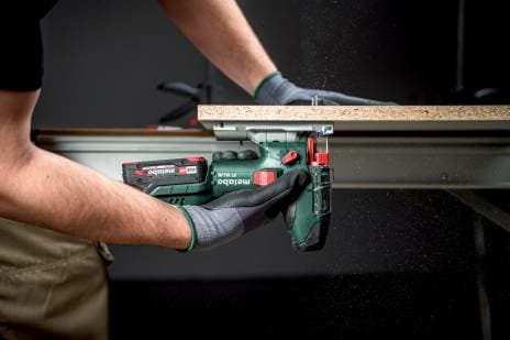 Metabo ST 18 L 90, Övre handtag, Svart, Grön, Röd, Gjuten aluminium, Stål, Trä, 3000 spm, 9 cm, 750 spm - SOLO