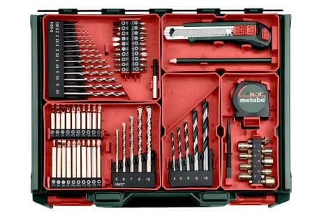 Metabo SB 18 Set, Borr med pistolgrepp, utan nyckel, 1 cm, 1600 RPM, 2 cm, 1 cm