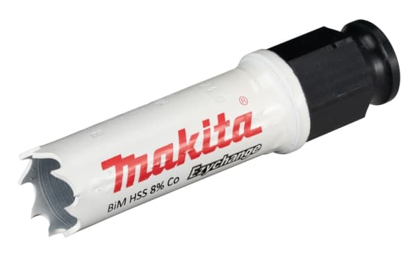 Makita E-03648, Single, Borr, Stål, Gjuten aluminium, Plast, Trä, Rostfritt stål, Vit, Bimetall, 4,4 cm