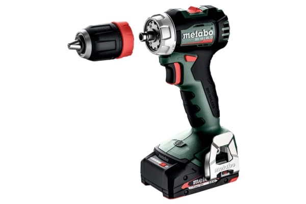 Metabo BS 18 L BL Q, Boremaskin med pistolgrep, Børsteløs, 1,3 cm, 1700 RPM, 4 cm, 1,3 cm