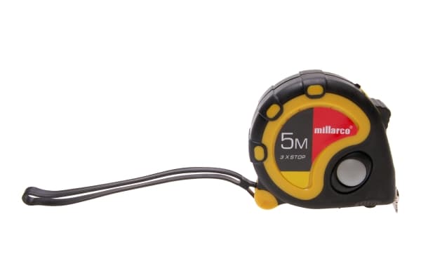 Work it by millarco® båndmål med stop 19 mm x 5 meter